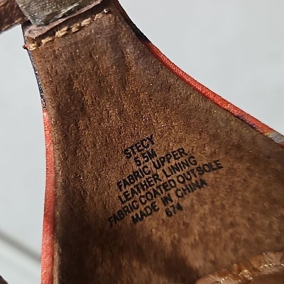 Steve Madden Stecy Coral floral heels size 5.5 - Picture 9 of 11